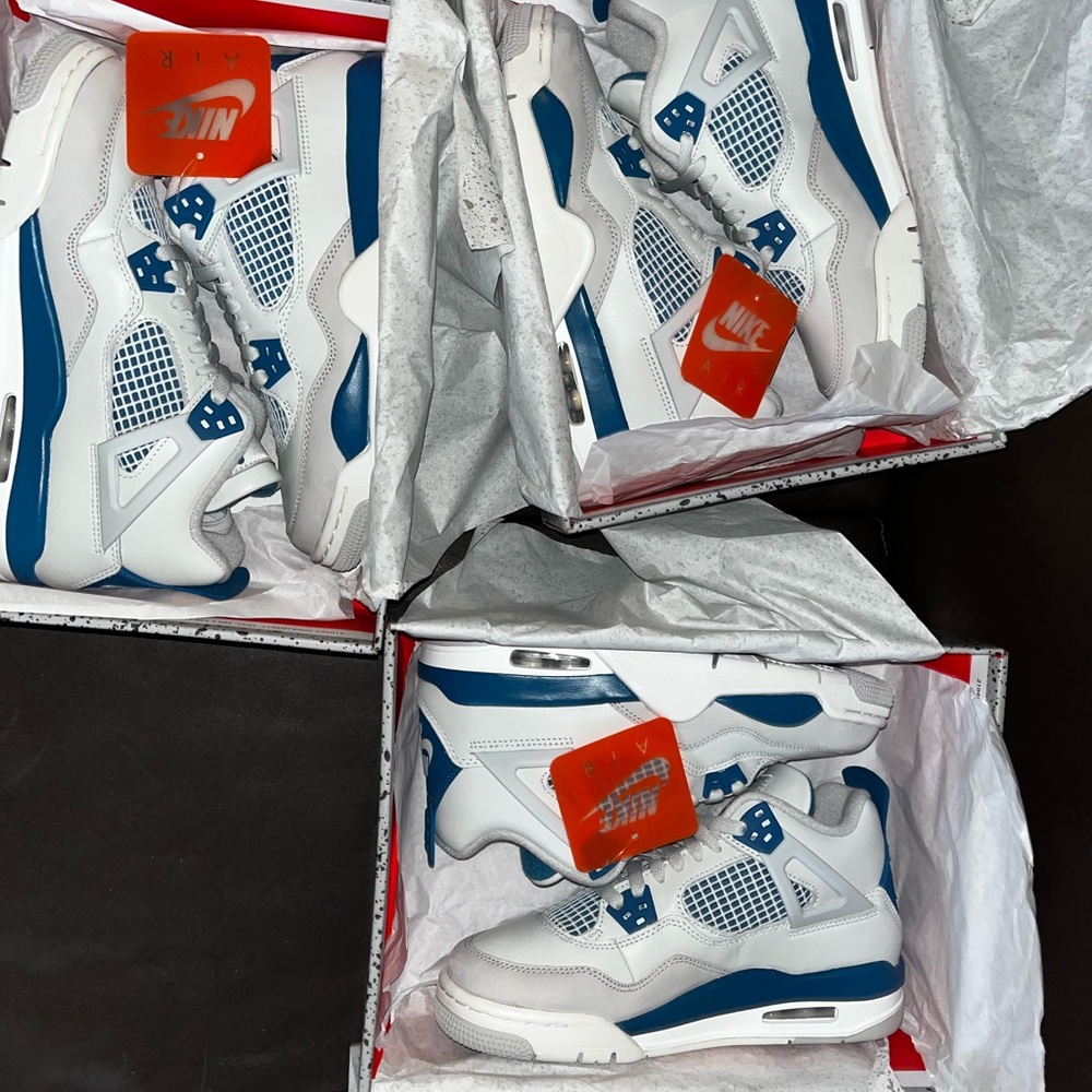 Nike Jordan Retro 4 Military Blue 2024 • MAY 25th release | 100% authentic |